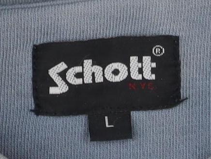 Schott Men's Blue Pullover Sweatshirt L