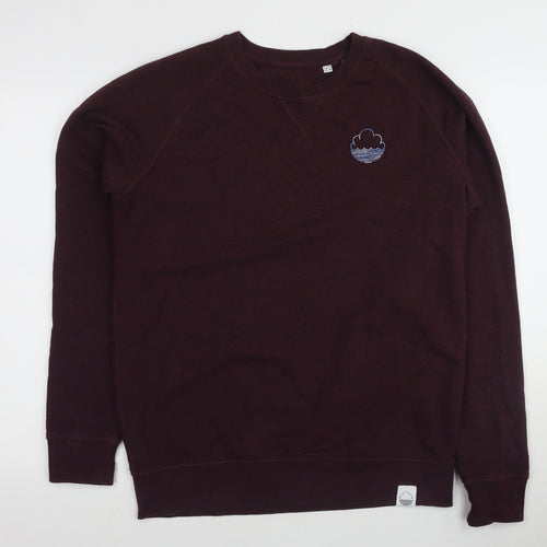 Stanley/Stella Men’s Purple Pullover Sweatshirt, Size L