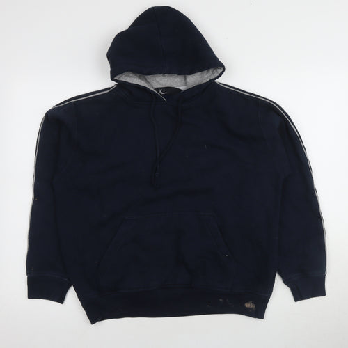 Jac Menswear Men's Black Pullover Hoodie, M, Hooded