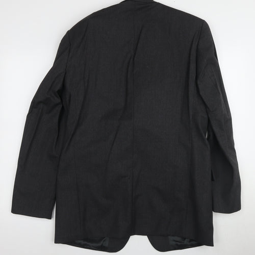 Ciro Citterio Men's Black 40L Two-Button Blazer
