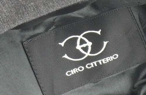 Ciro Citterio Men's Black 40L Two-Button Blazer