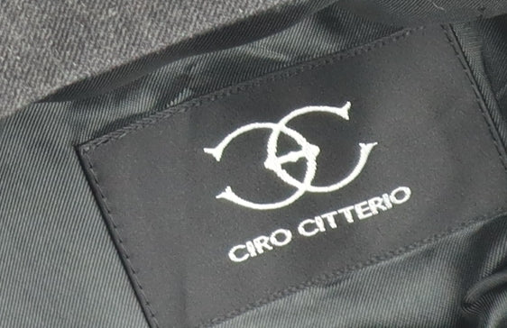 Ciro Citterio Men's Black 40L Two-Button Blazer