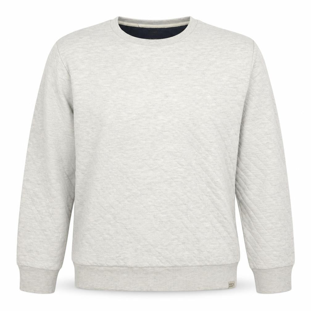 Front view of Relay Jeans Men’s Grey Pullover Sweatshirt, size L