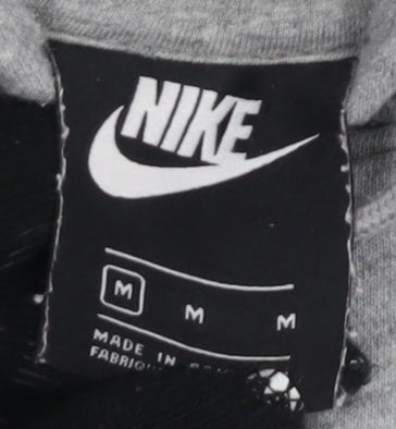 Nike Men's Grey Pullover Hoodie M - Sports Logo