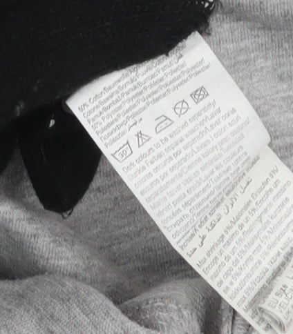 Vero Moda Grey Logo Women's Pullover Sweatshirt L