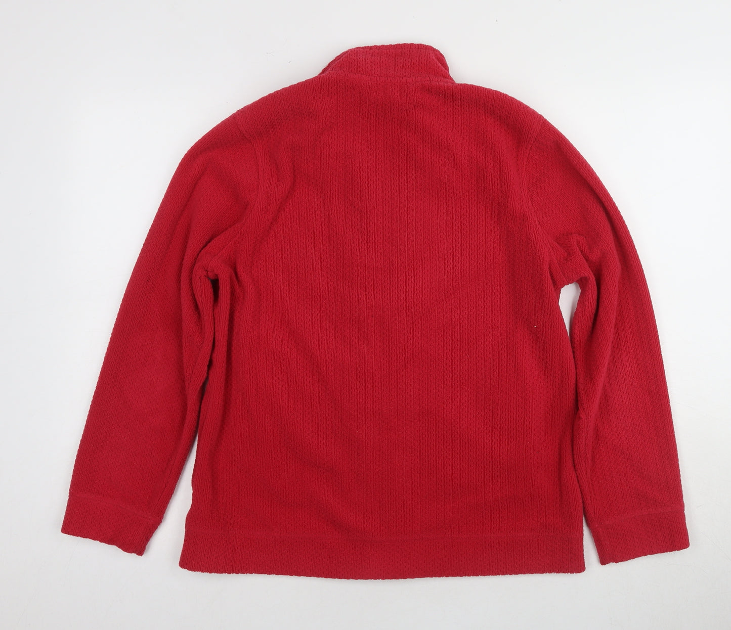 TIGI Wear Women's Red Fleece Jacket Size 10