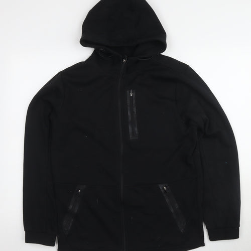 Workout Unisex Black Hoodie Medium