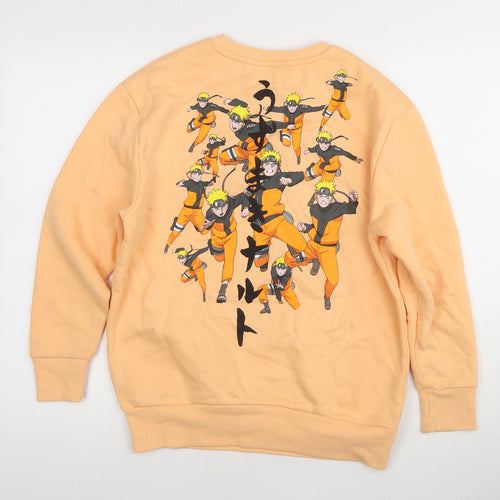 Naruto Boys Orange Graphic Pullover Sweatshirt 11-12 Years