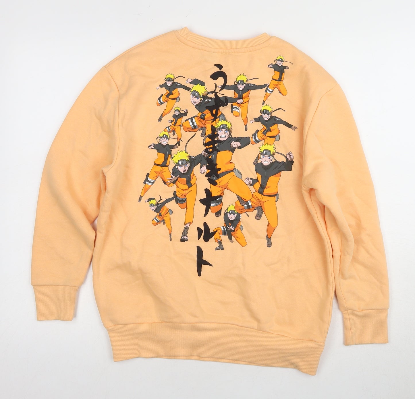 Naruto Boys Orange Graphic Pullover Sweatshirt 11-12 Years