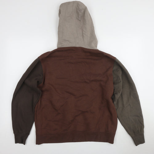 Nike Unisex Brown Hoodie Medium Fleece Pullover