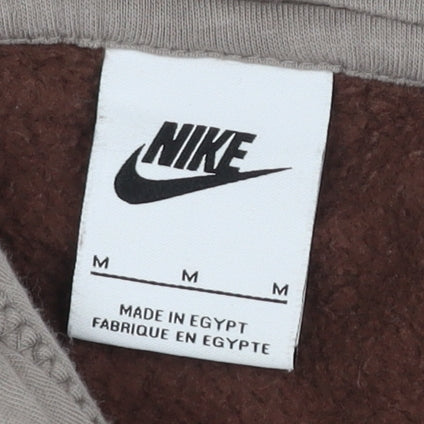 Nike Unisex Brown Hoodie Medium Fleece Pullover