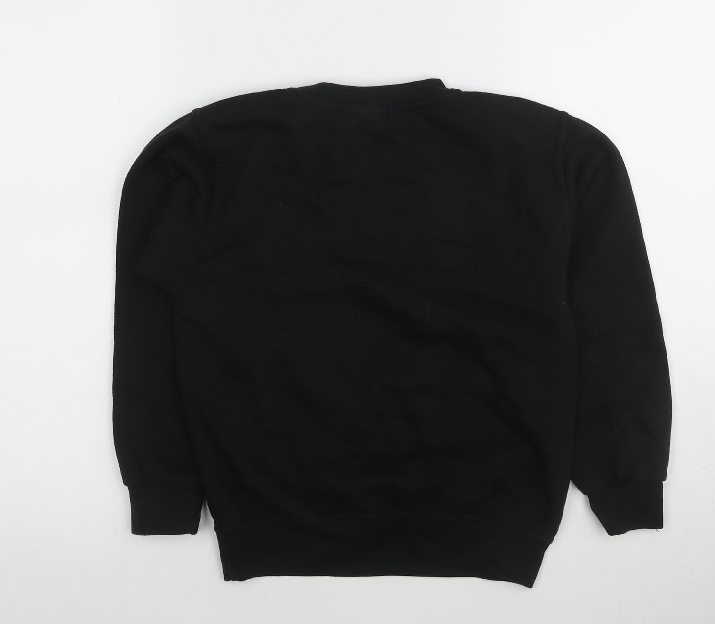 Simpsons Boys Black Graphic Print Pullover Sweatshirt L