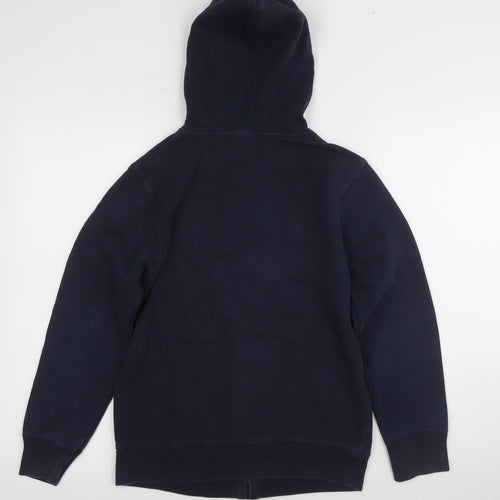 GAP Boys Blue Hoodie 12 Years Full Zip Logo Hooded