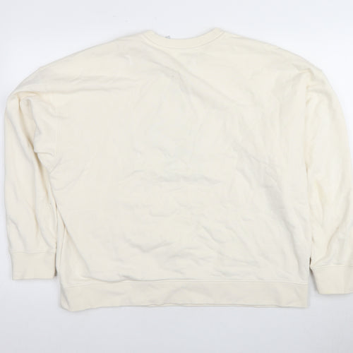 Adidas Disney Women's Ivory Pullover Sweatshirt, Size 16