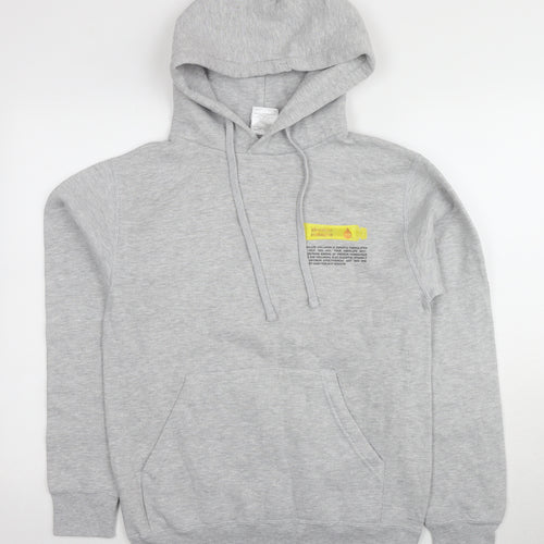 Russell Unisex Grey Pullover Hoodie S