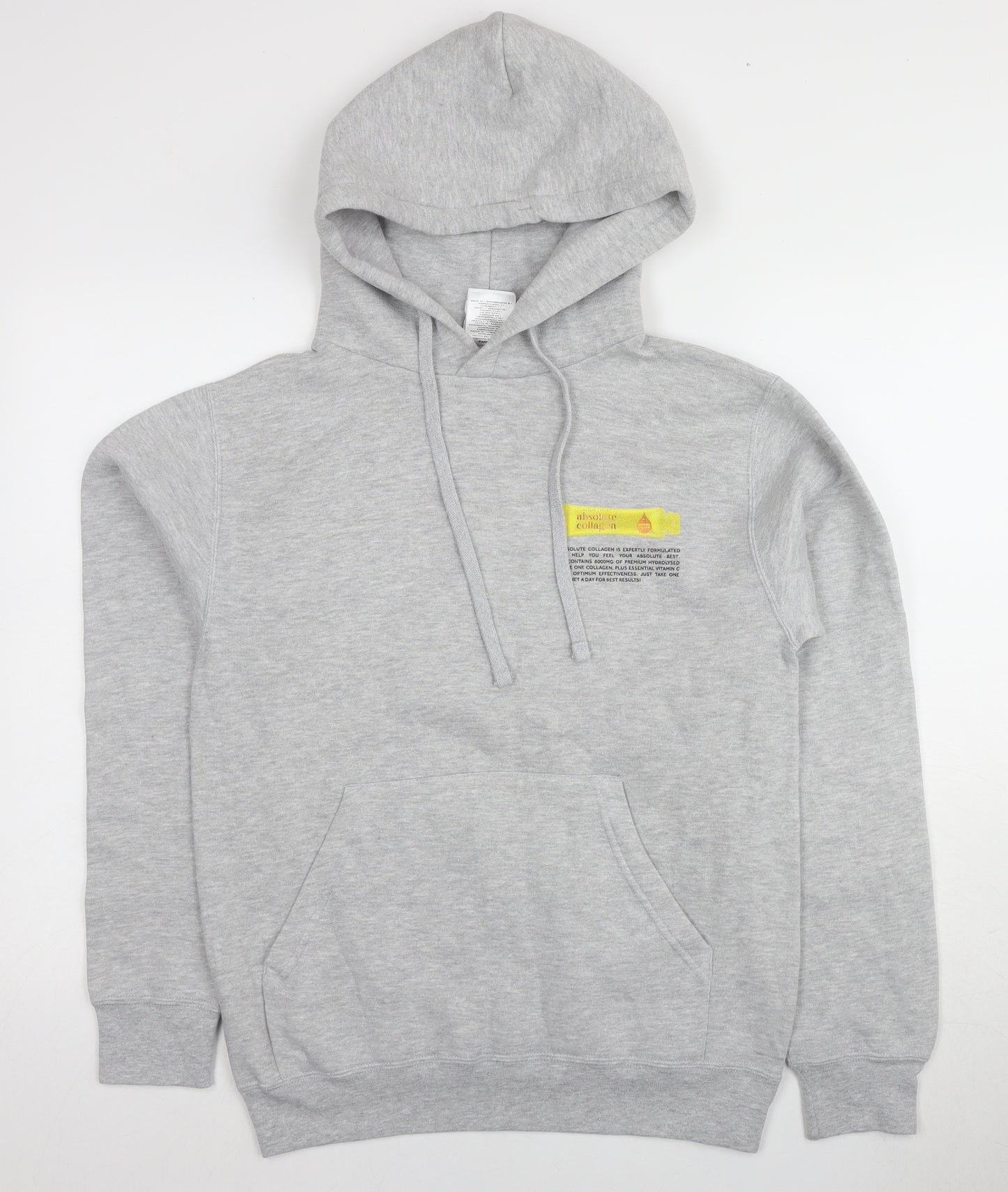 Russell Unisex Grey Pullover Hoodie S