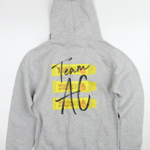 Russell Unisex Grey Pullover Hoodie S