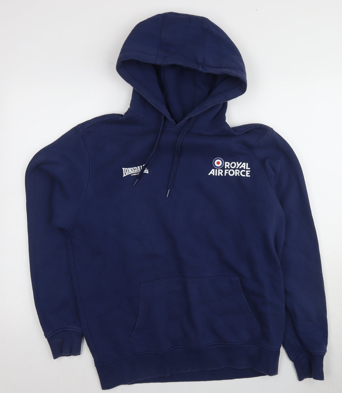 Lonsdale Men's Blue Pullover Hoodie S