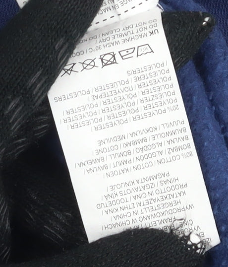 Lonsdale Men's Blue Pullover Hoodie S