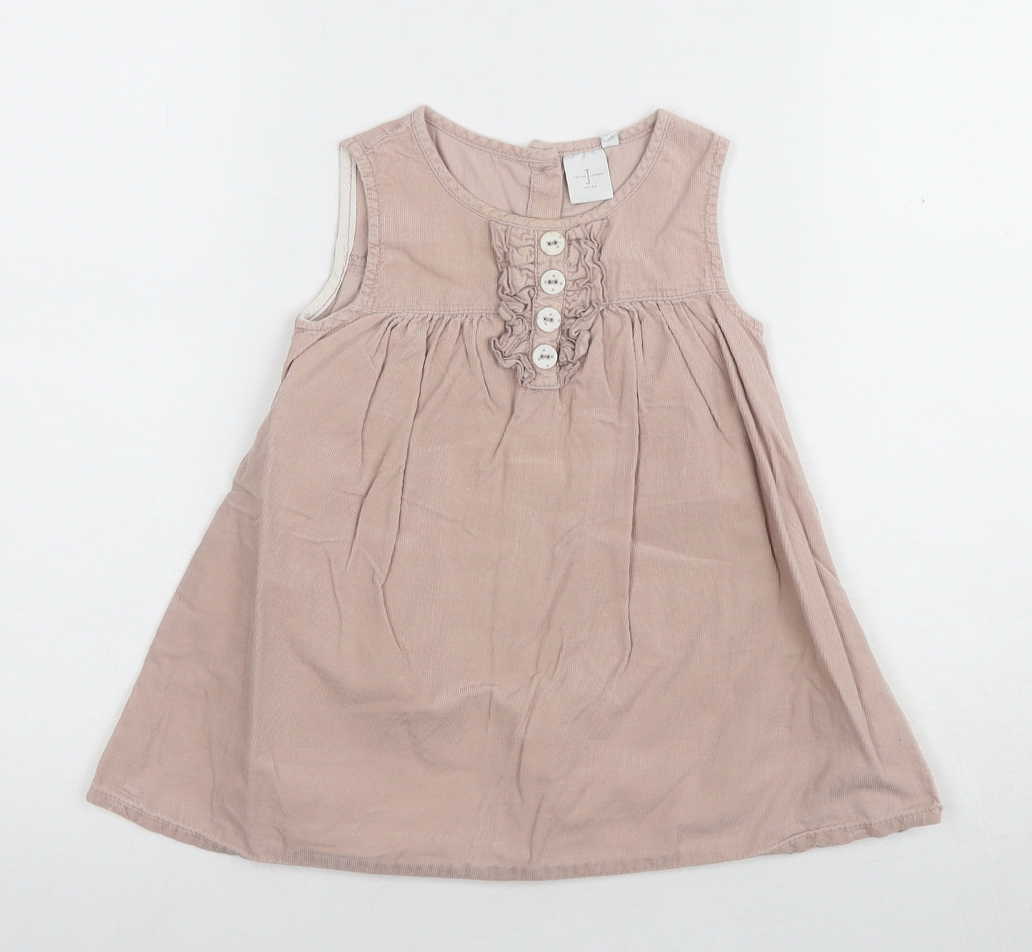 Debenhams Girls Pink A-Line Cotton Dress 18-24 Months