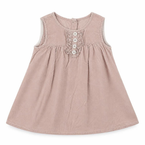 Debenhams Girls Pink A-Line Cotton Dress 18-24 Months