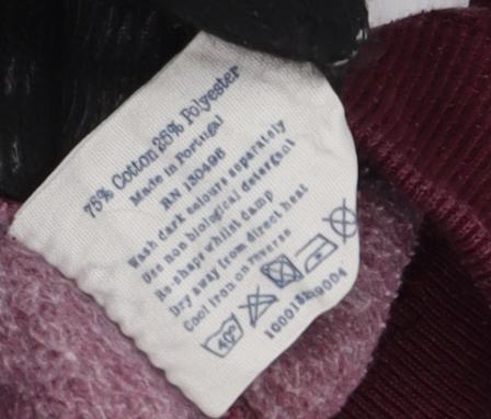 Jack Wills Men's Red Pullover Sweatshirt, M, Logo Design