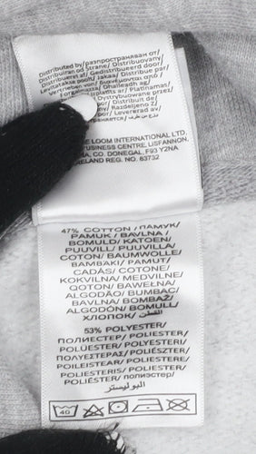 Russell Grey Unisex Hoodie - Small, Comfortable Logo Style