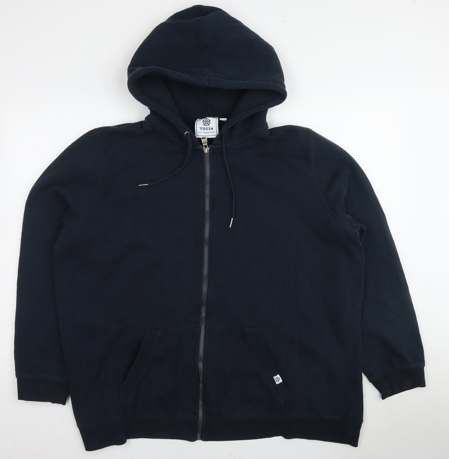 TOG24 Unisex Blue Full Zip Hoodie - Size 22