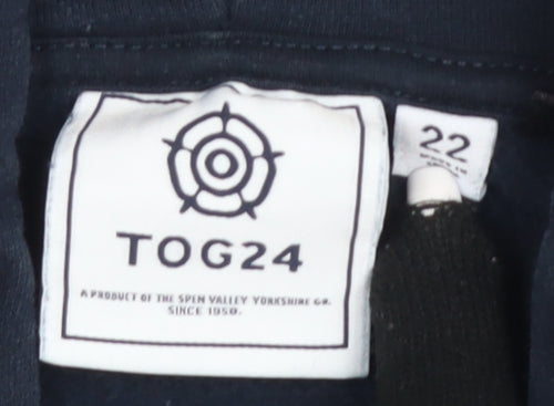 TOG24 Unisex Blue Full Zip Hoodie - Size 22