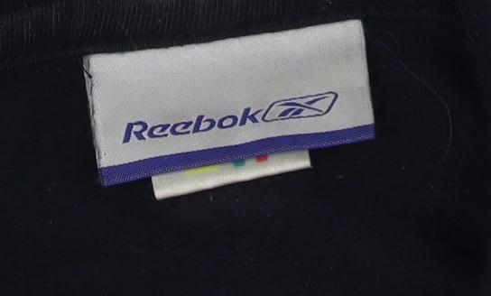 Reebok Men's 3XL Black Pullover Hoodie with Logo