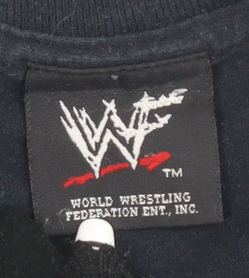 WWF Stone Cold Men's Black Graphic Tee Large