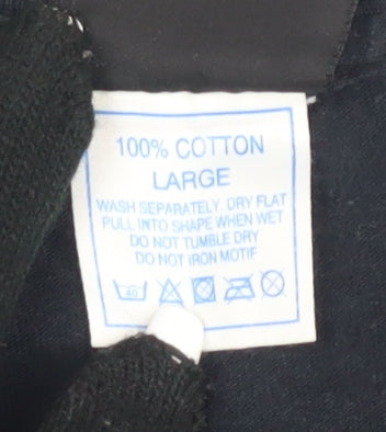 WWF Stone Cold Men's Black Graphic Tee Large