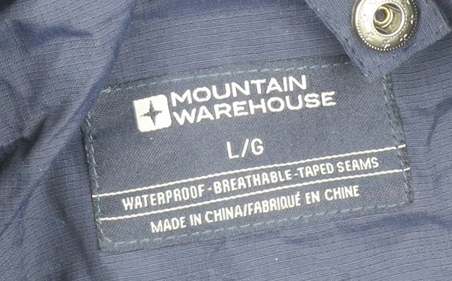Mountain Warehouse Men's Blue Waterproof Jacket Size L