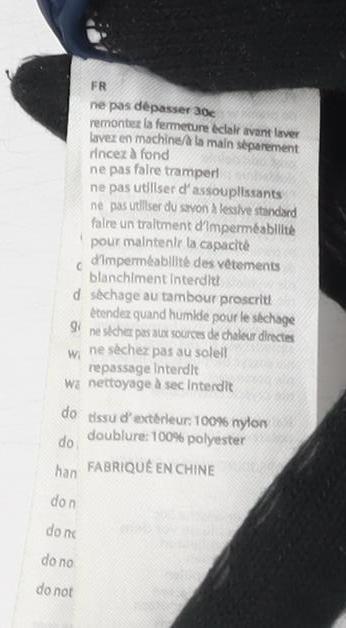 Mountain Warehouse Men's Blue Waterproof Jacket Size L