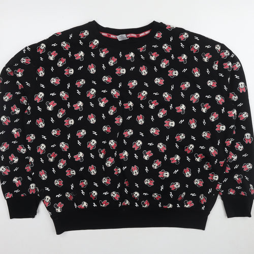 Disney Women's Black Pullover Sweatshirt - L