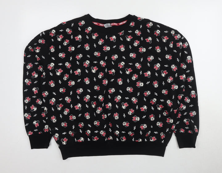 Disney Women's Black Pullover Sweatshirt - L