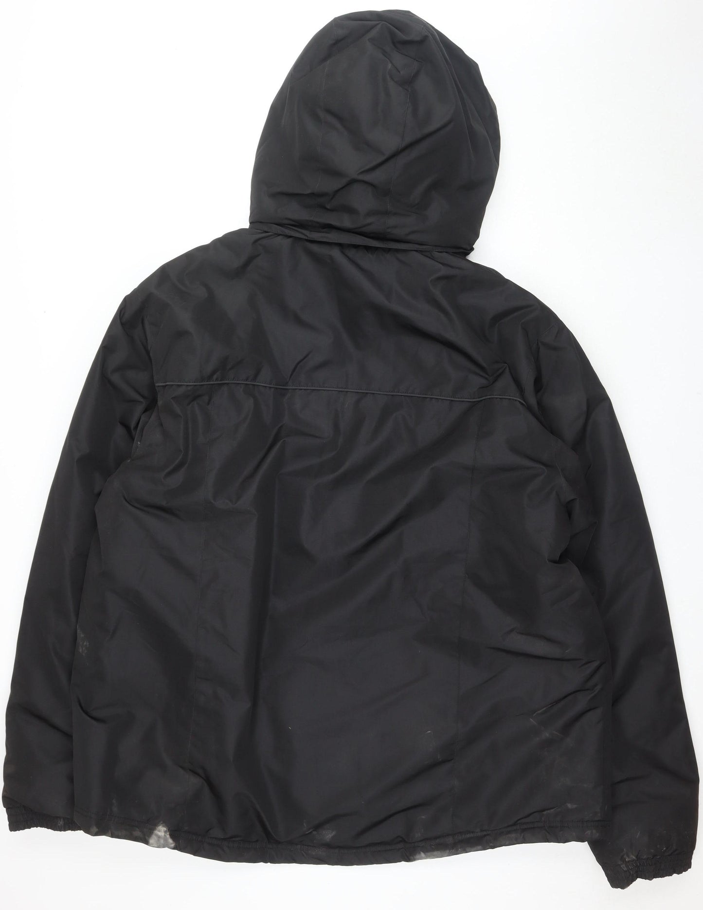 Slazenger Men's Black 4XL Puffer Jacket Hooded