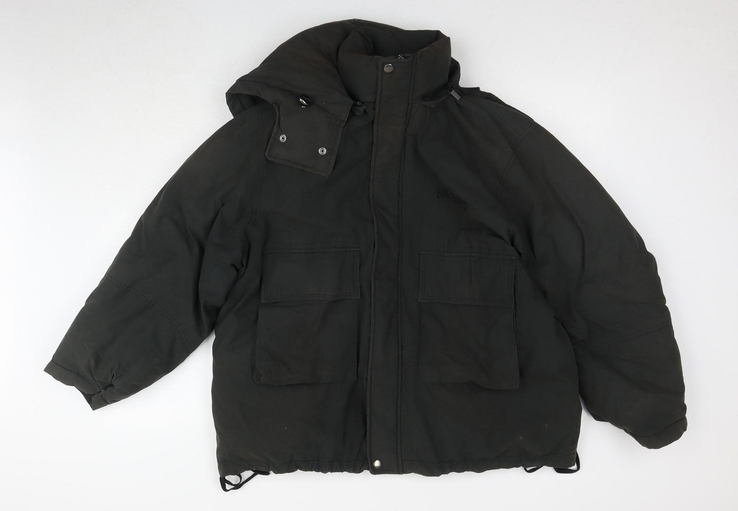 BDG Women's Black Parka Jacket S Mid-Length Urban Style