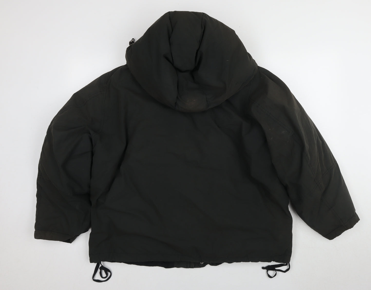 BDG Women's Black Parka Jacket S Mid-Length Urban Style