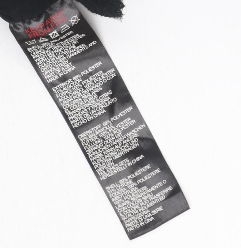 BDG Women's Black Parka Jacket S Mid-Length Urban Style