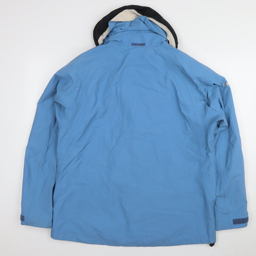 Berghaus Women's Blue Waterproof Rain Coat Jacket Size 16