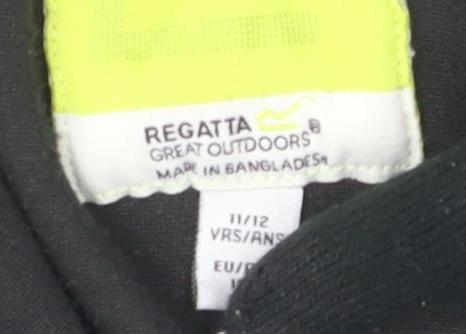 Regatta Unisex Kids Black Fleece Jacket 11-12Y