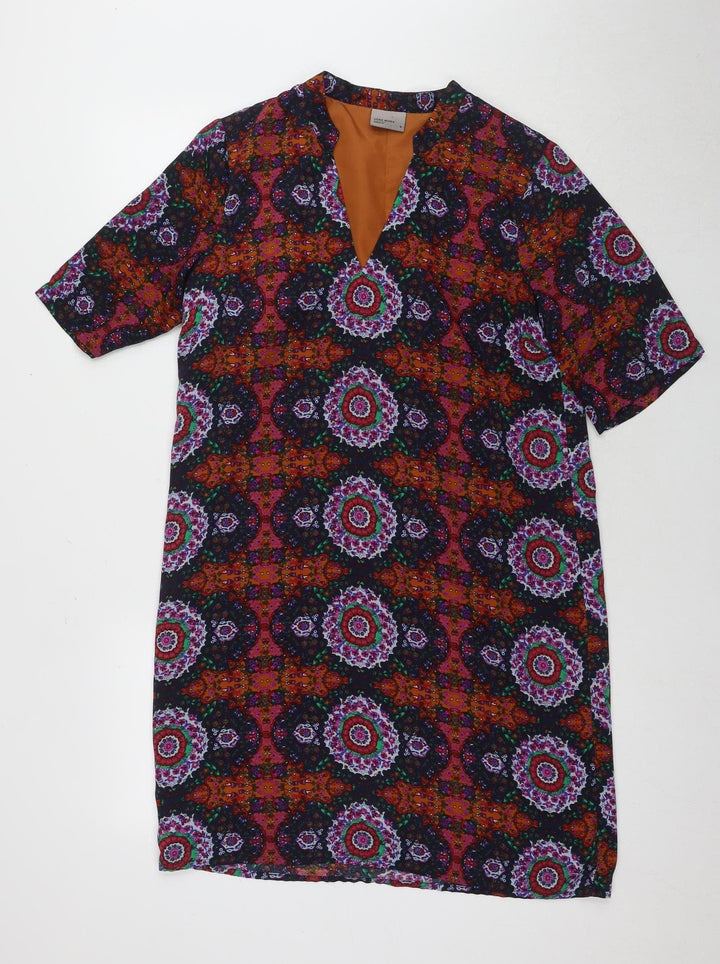 Vero Moda Women's Multicoloured Geometric Dress M