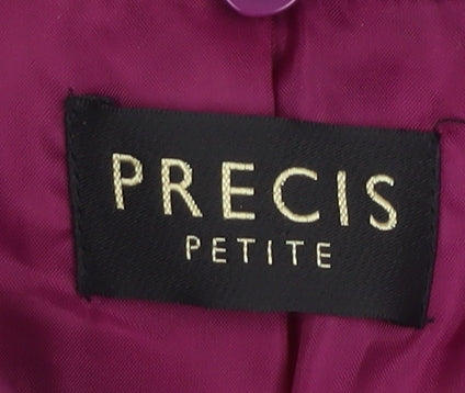 Precis Petite Women's Purple Quilted Jacket UK 12