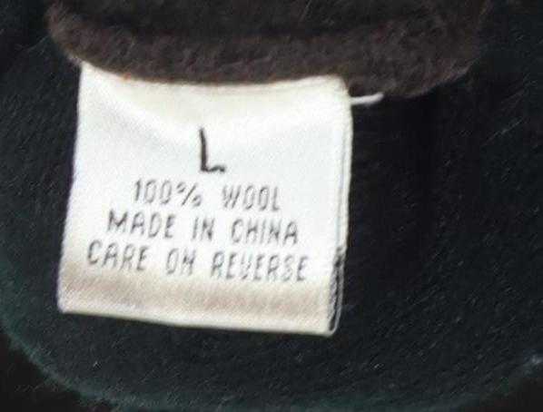 Kenar Women's Brown Wool Coat, Size L, Casual Style