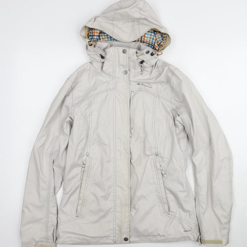 Quechua Women's Ivory Parka Jacket Size Small