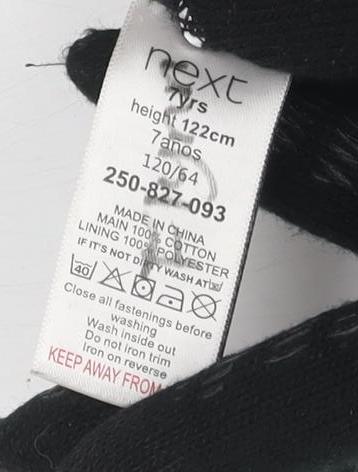 Next Boys Green Cotton Parka Jacket, 7 Years, Hooded