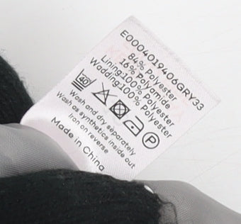 Bonmarché Women's Grey Parka Jacket Size 10 Hooded Casual