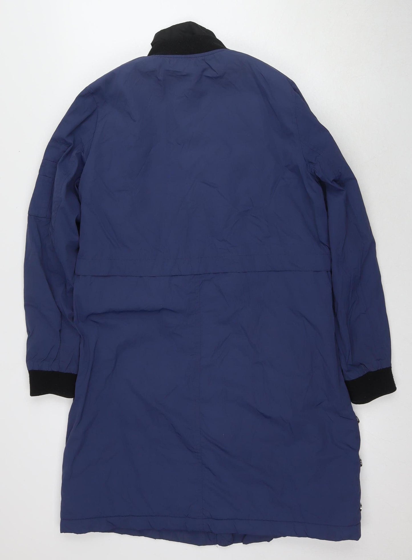 Next Women Blue Bomber Jacket, Size 12, Nylon Casual