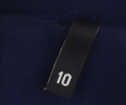 H&M Women's Blue Wool Pea Coat Size 10